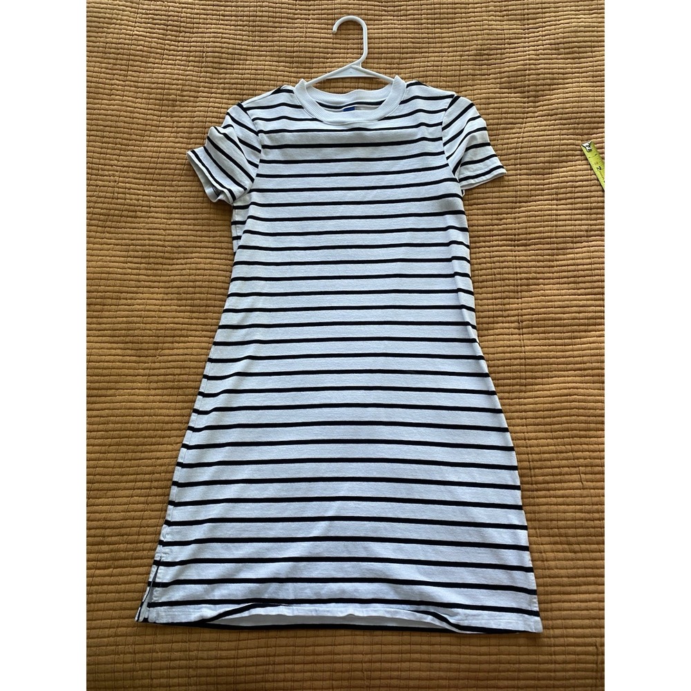 Women's Old Navy Black & White Shirt Dress‎ Size XS